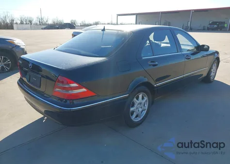 2002 Mercedes-Benz S 430 из США, поврежденный, VIN WDBNG70J32A248953